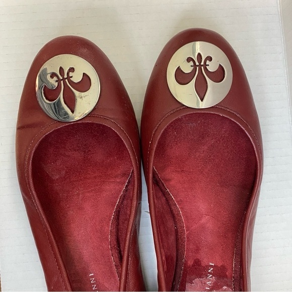 Roberto Vianni classy New York City style Red Flats size 9 - Picture 10 of 14